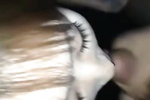 POV sex movie scene with an insatiable Asian whore working on a dong