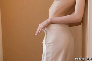 For some reason this babe can't live without showing off her slender body