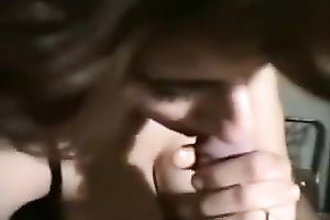 Big breasted brunette floozy with great rack is nailed after giving head