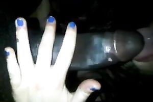 Blue-eyed brunette hair sucks my BBC in POV movie scene and enjoys hawt sex