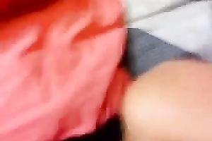 My overweight amateur wife rubs her vagina and acquires it pounded hard by me