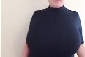 Milf secretary has heavy billibongs and craves to make me pleased