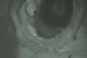 Spying on horny fascinating couple having sex in the centre of the night