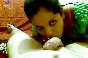 My Indian honey with large boobs sucked my knob deepthroat