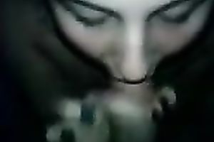 This honey is such a naughty honey that this babe accedes to engulf on my pecker