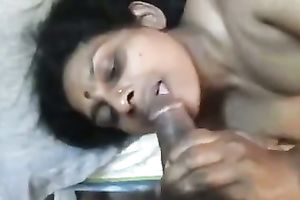 My lurbricious Indian slutty wife is giving me one hell of a oral sex