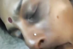 My lurbricious Indian slutty wife is giving me one hell of a oral sex