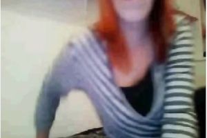 I am a stylish redhead and I like to show off my tasty love bubbles on livecam