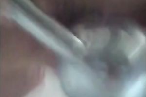 I love watching my voluptuous amateur wife taking bathroom in front of me
