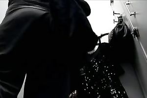 Amateur sweetheart acquires caught on a hidden webcam in the changing room