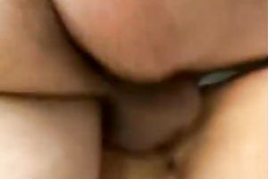 Perfectly shaped brunette hair hotwife bonks mature dude until that guy cum all over her mambos