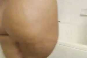 Webcam solo movie with me demonstrating my large ass