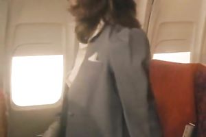 Incredibly unfathomable face hole oral-service whilst flight in massive plane