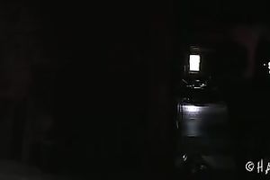 Sweet dark brown playgirl with great slender body tortured by her dark slaver