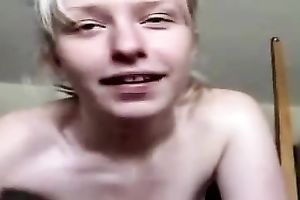 My GF gives me a hand and lets me cum in her face hole