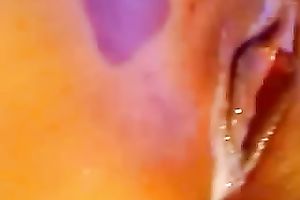 Desirable hottie with large hooters masturbates to a beefy agonorgasmos