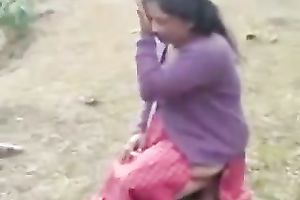Ugly amateur milf receives her vagina group-fucked unfathomable in the mountains