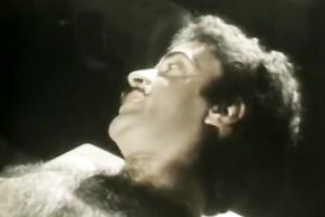 Two angels share one white hard weenie with great greediness