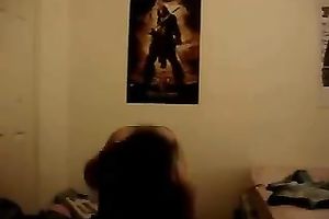 My alluring cute girlfriend dances so hot on camera