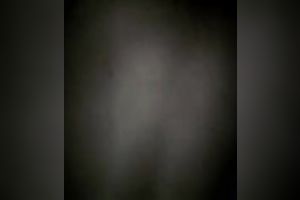 Lovely gazoo of my dark brown girlfriend in pants overspread with cream