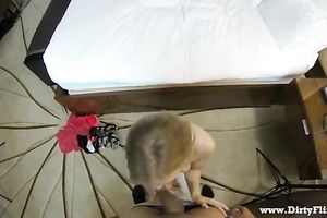 Slender amateur wife favours a man with a flawless oral pleasure in POV clip