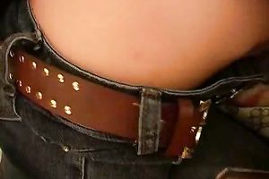 Redhead sweetie sucks and rides hard penis like a real pro