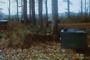 Cute blond fingers her love tunnel in a car and lets a fellow see her