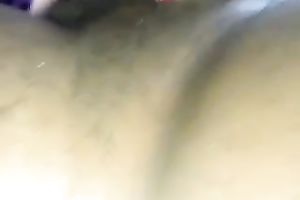 Voraciously satisfying my sex hunger on a large dark penis