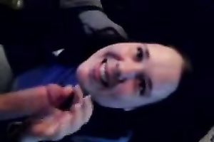 This cum-addicted dark brown bitch gives head like no other woman