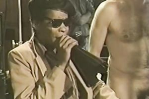 Classy retro FFM three-some with 2 unshaved golden-haired women