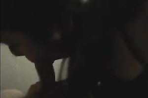 My fresh GF admires me with her cock-sucking skills in POV movie
