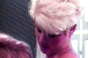 Amazing 3some with hawt blooded smutty angels and perverted dude