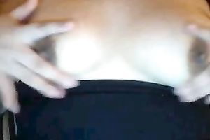 Sexy dilettante blonde slut flashes her diminutive billibongs and slit