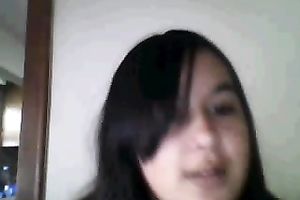 My lubricious girlfriend enjoys showing off her large scoops