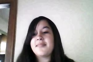 My lubricious girlfriend enjoys showing off her large scoops