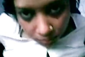 Missionary style ribald quickie with a breasty Indian neighbour hotwife