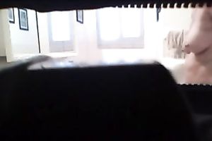 Fluffy big beautiful woman neighbour white women walks around the abode in nature's garb