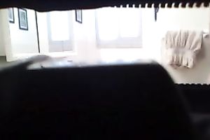 Fluffy big beautiful woman neighbour white women walks around the abode in nature's garb