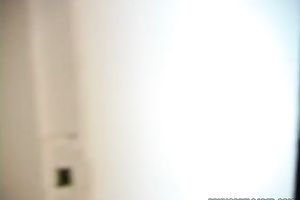 Bosomy doxy receives cum on her large love bubbles after riding a schlong