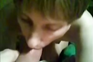 Mature short haired white wife gives me a priceless night oral sex