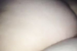 My BBW black cock sluts is riding my rigid penis reverse cowgirl style