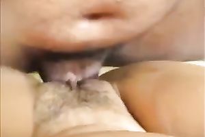 Watch me drilling my housekeeper's non-shaved love tunnel