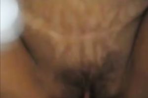 Watch me drilling my housekeeper's non-shaved love tunnel