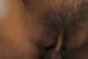 Watch me drilling my housekeeper's non-shaved love tunnel