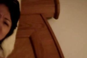 Nasty Asian slut lets her paramour fuck her pussy with a rabbit sex tool