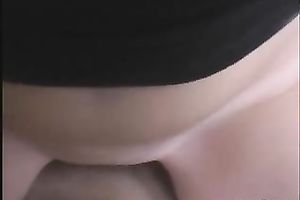 Wanton floozy with palatable whoppers rides her fellow's hard wang after engulfing it