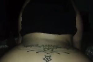 Stunning PAWG with tattoo on her bum likes reverse cowgirl position