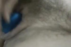 I love to tickle my bewitching slit with my sex toy in front of a webcam