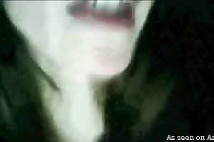 This blue eyed Latina playgirl with round a-hole can't live without playing with herself