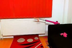 Sinfully marvelous webcam model shows off her well-shaped pointer sisters and a-hole